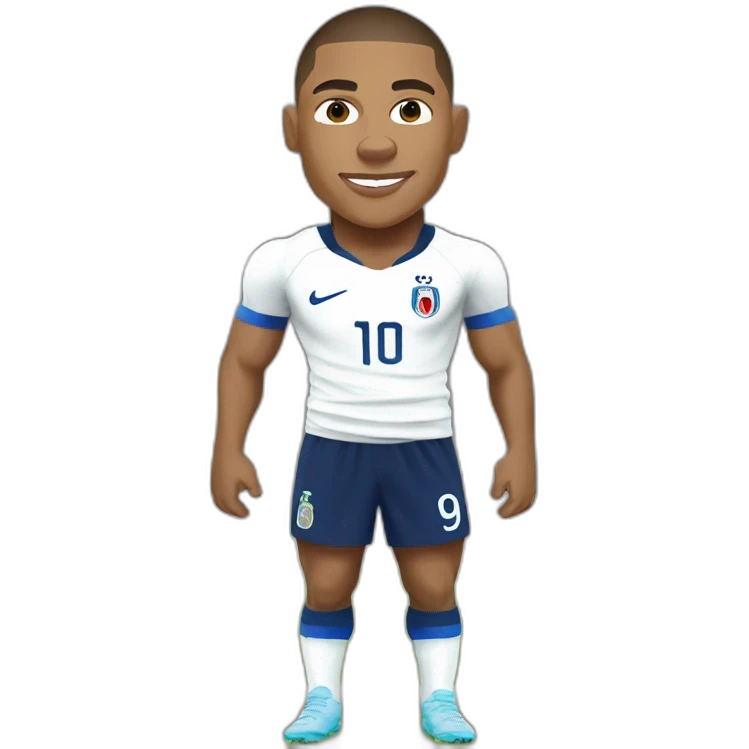 Kylian mbappe, france, world cup, buff emoji