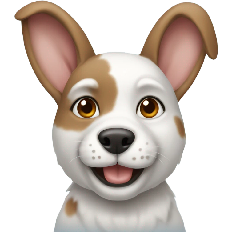rabbit with dog mix emoji
