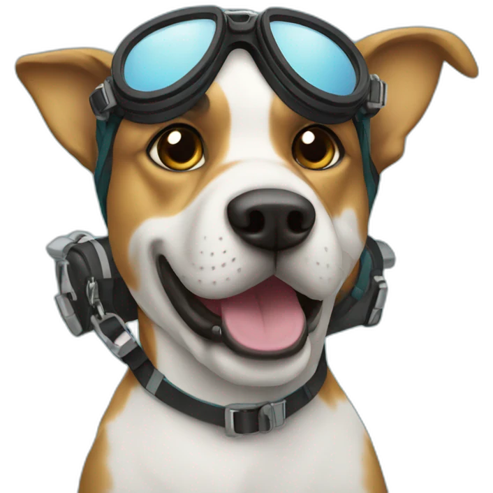 Dog diver emoji