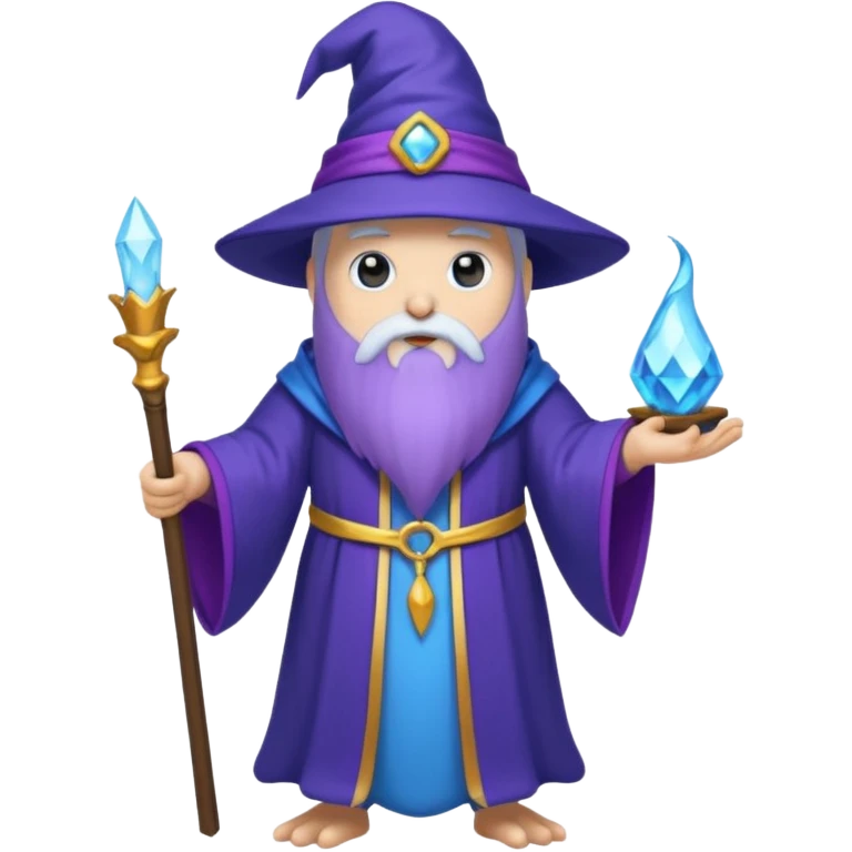 Penguin Wizard emoji