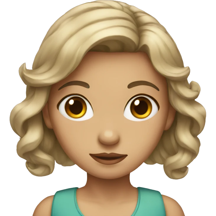 girl with a bow emoji