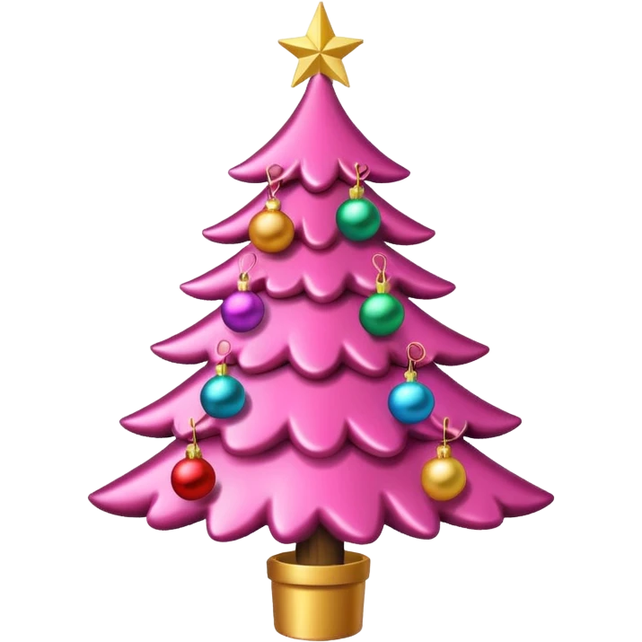 Natale rosa emoji
