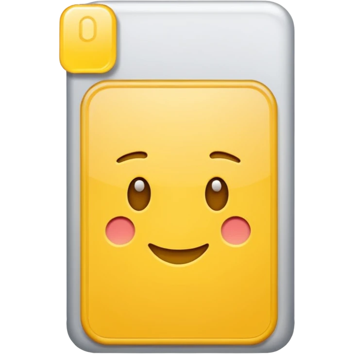 yellow card emoji