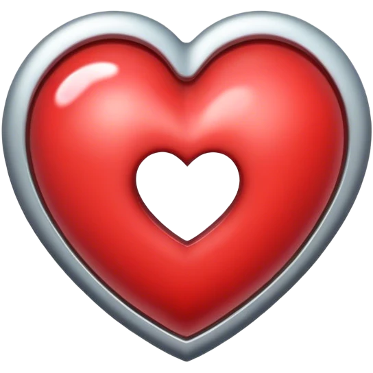 Empty heart emoji emoji