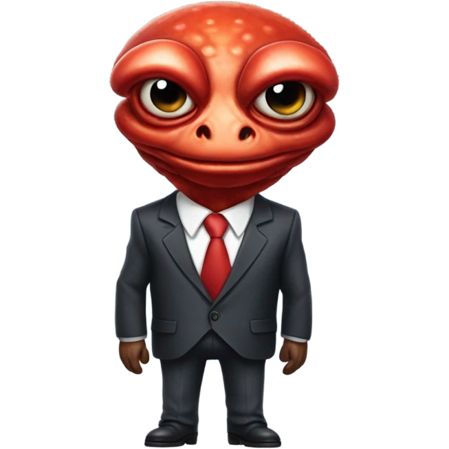 alien red human man crab president emoji