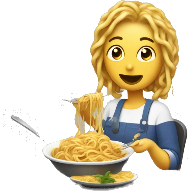 Emienem eating mom’s spagheti emoji