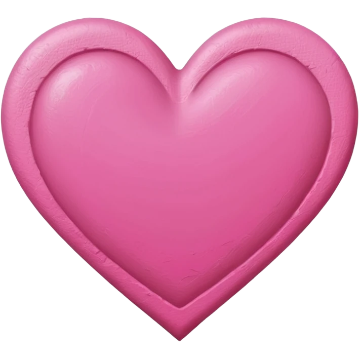 pink heart on canvas paint  emoji