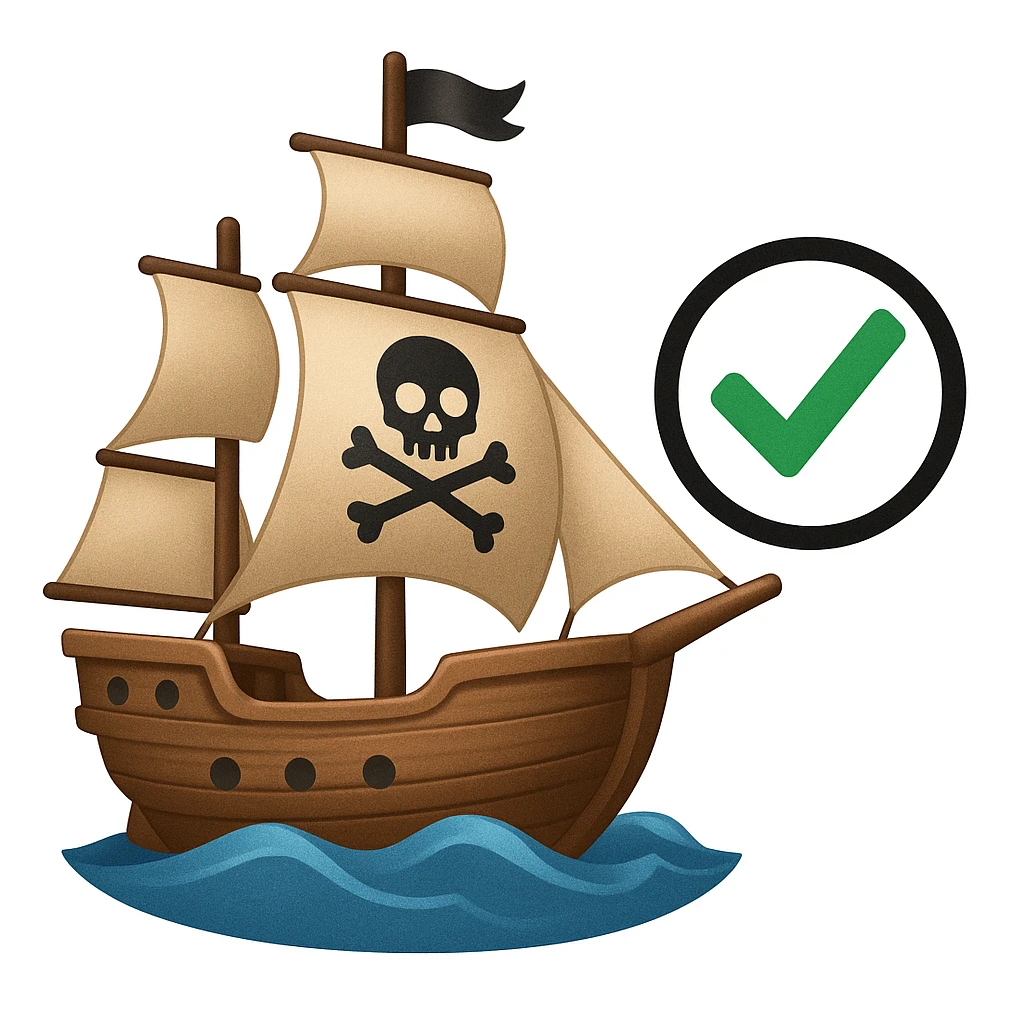 pirate ship emoji
