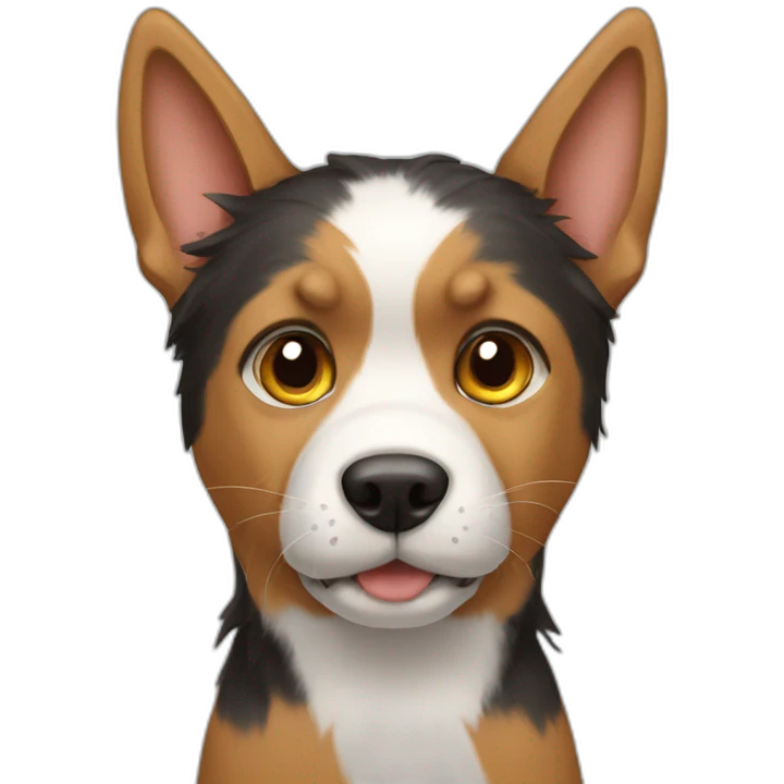 dog with cat ears emoji