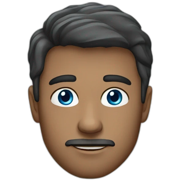 Robert Ingelaere with blue eyes emoji