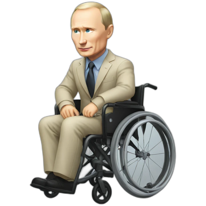 Putin in wheelchair emoji