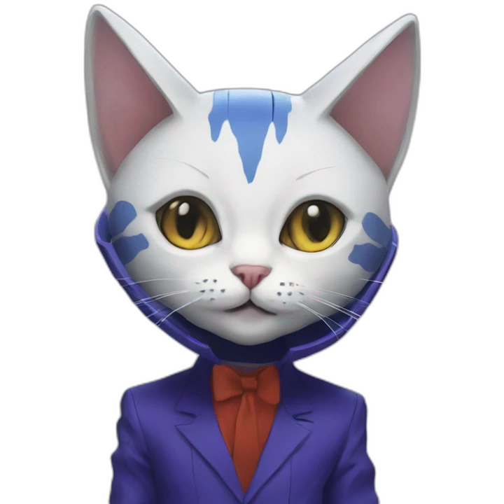 cat in evangelion suit emoji