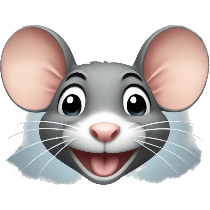 rat smiling mischievously  emoji
