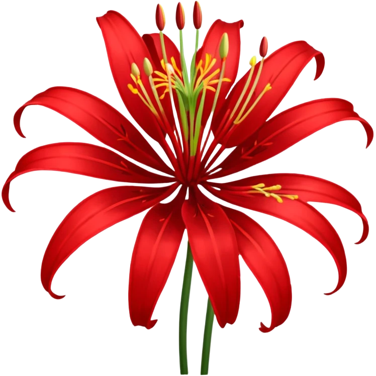 Red spider lily emoji