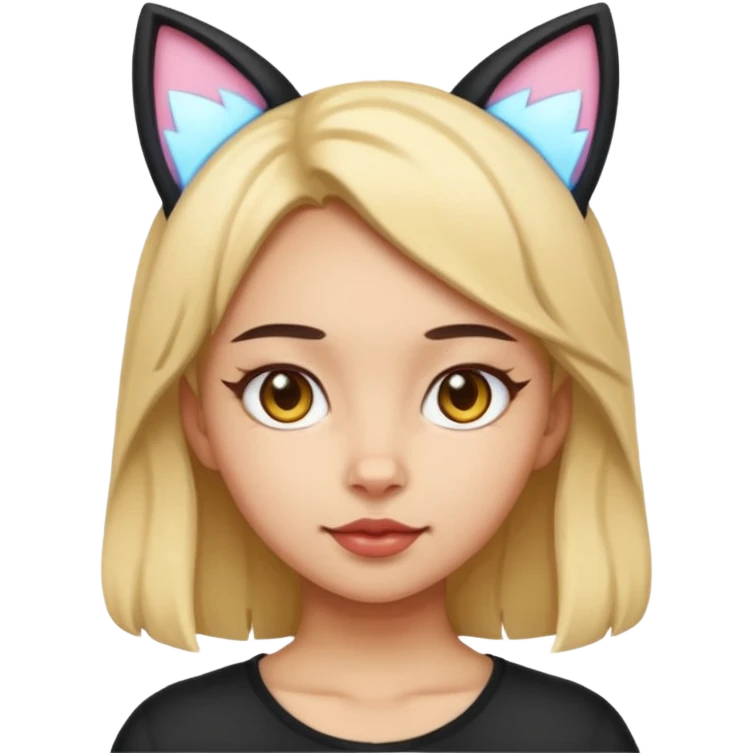 make a salmona with cat ears emoji