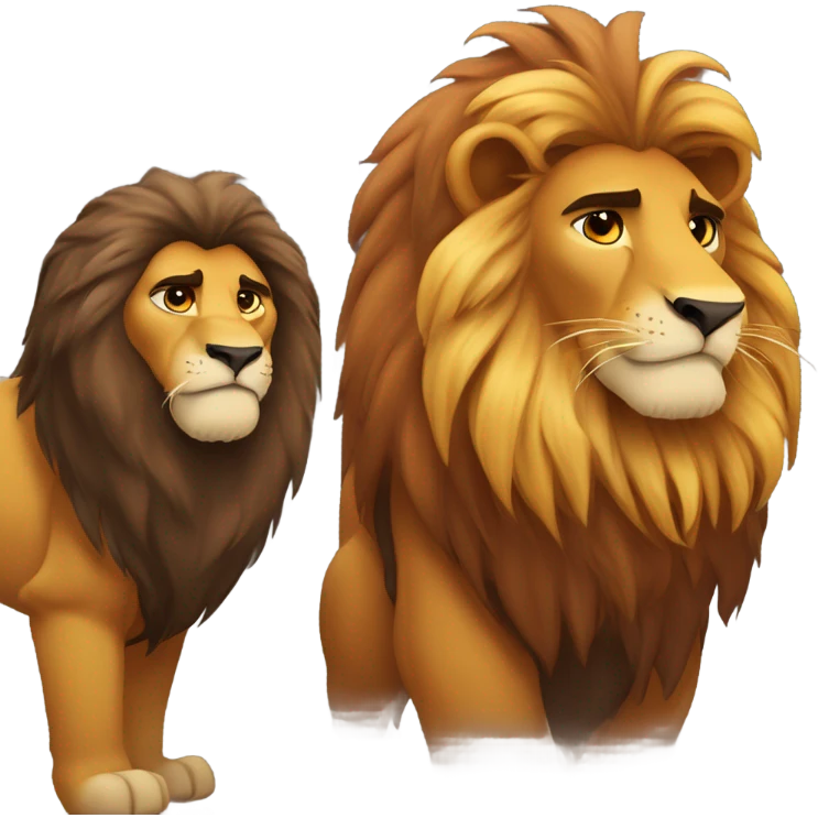 Mufasa and scar emoji