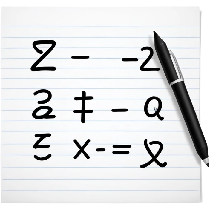 One plus two equals three emoji