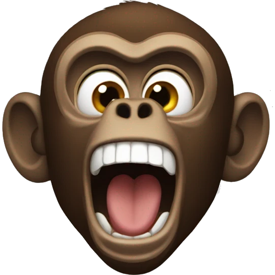 monky scream emoji