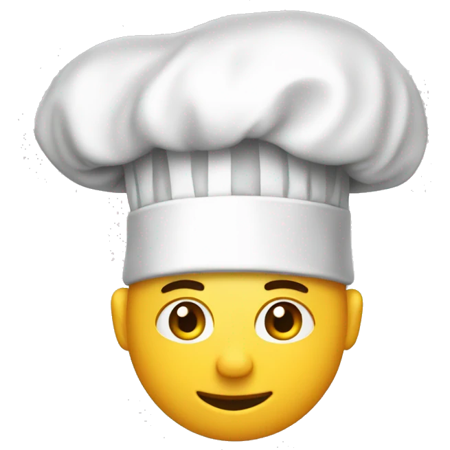 empty chef toque emoji