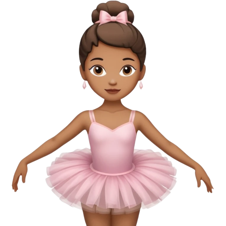 a capuchino head and the body ballerina and add face emoji