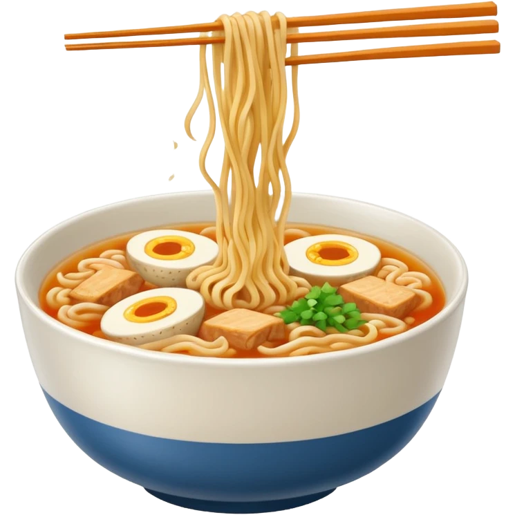 fideos ramen sin sopa emoji