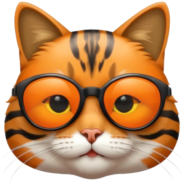 Cat wearing sunglasses emoji