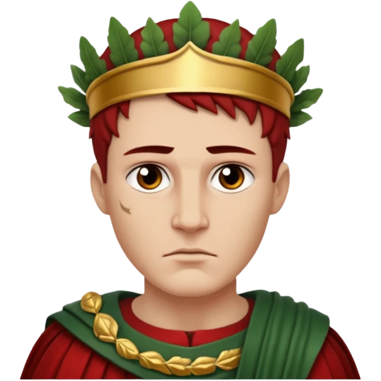 julius caesar young evil wreath emoji