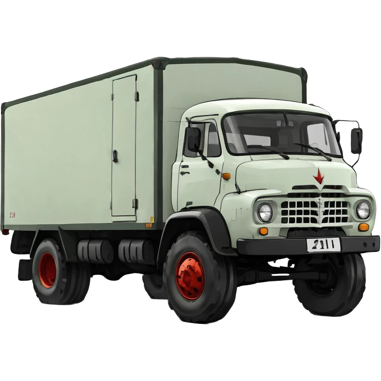 ZIL-130 Soviet cargo truck with distinctive cabin design emoji