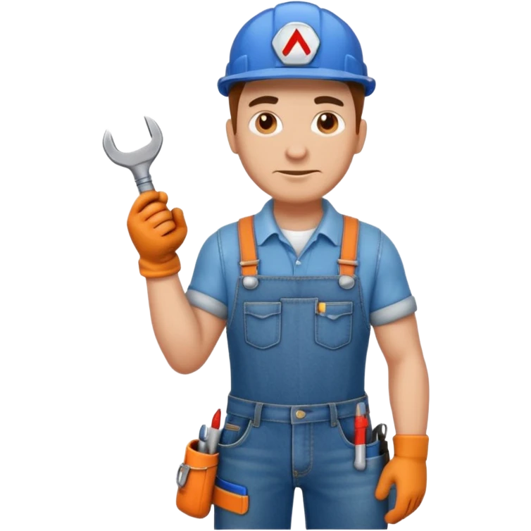 Contractor plumbers crack jeans emoji