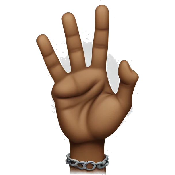 2pac hand sign emoji