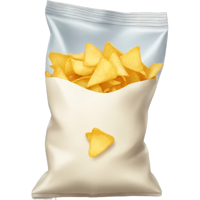 plain bag of chips emoji