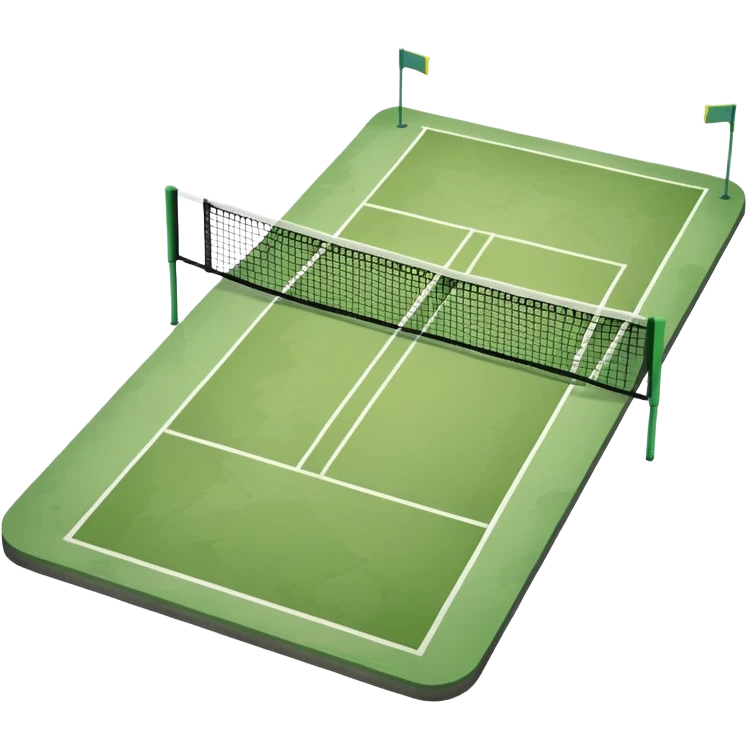 tennis court emoji