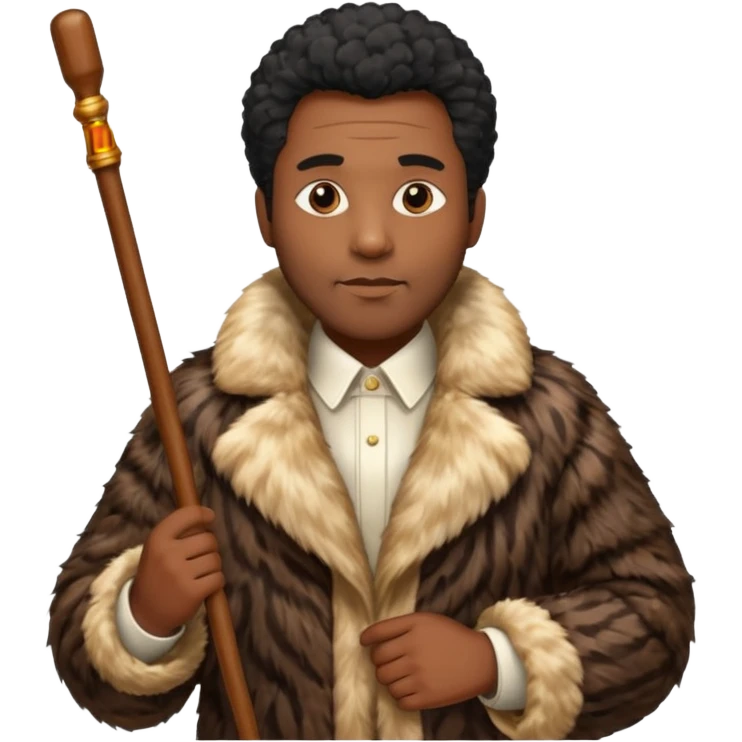 Black guy pimp emoji