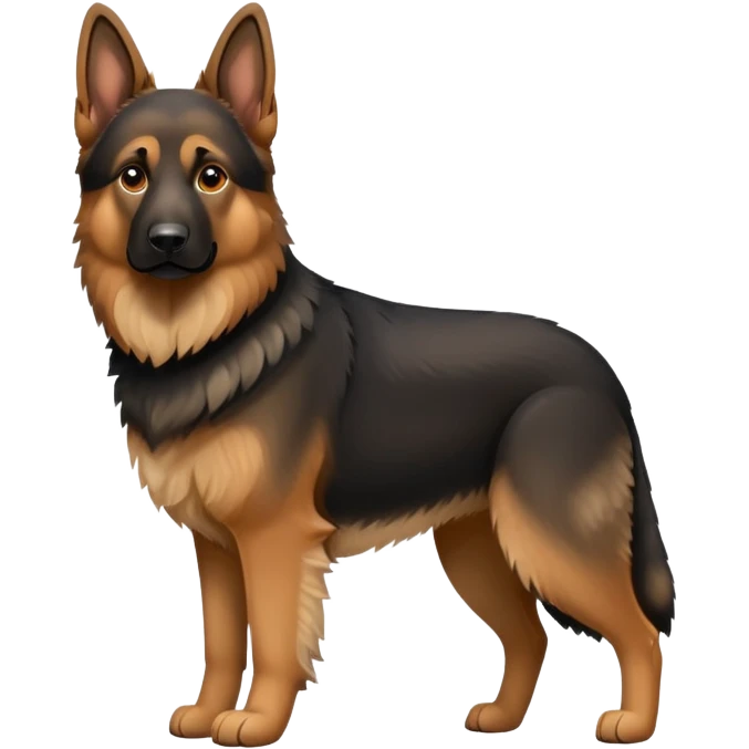 German shepherd  emoji