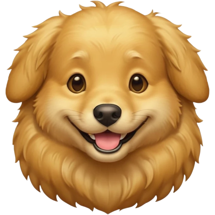I want an emoji of a goldenretriever who is laughing emoji