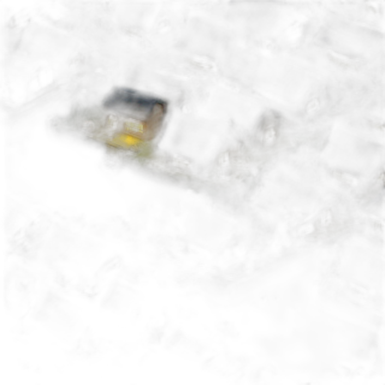 Tiny nighttime oasis village emoji