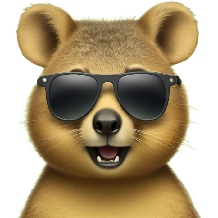 quokka with sunglasses emoji