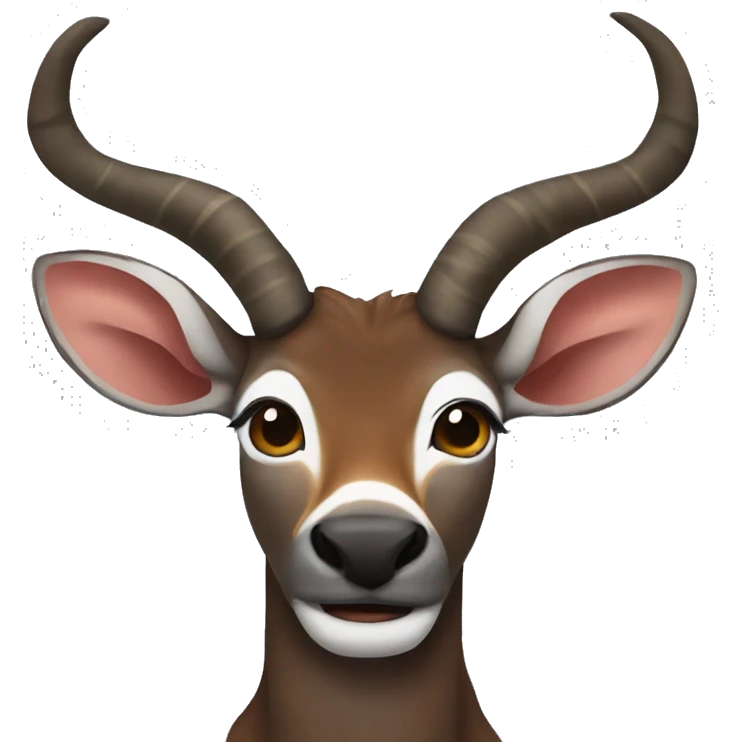 male nyala  emoji