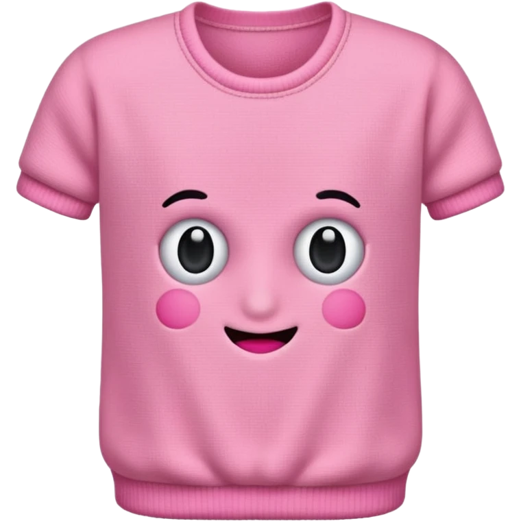 un jersey rosa emoji