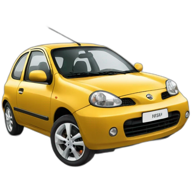 nissan micra rouge décapotable 2007 emoji