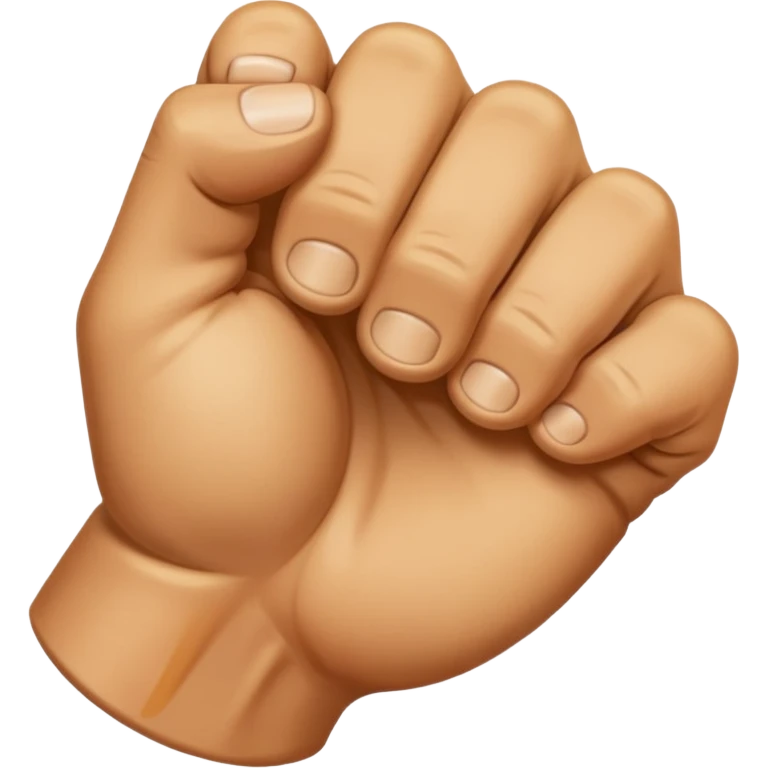 maño cerrada en forma de puño emoji