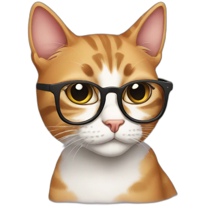 hipster cat emoji