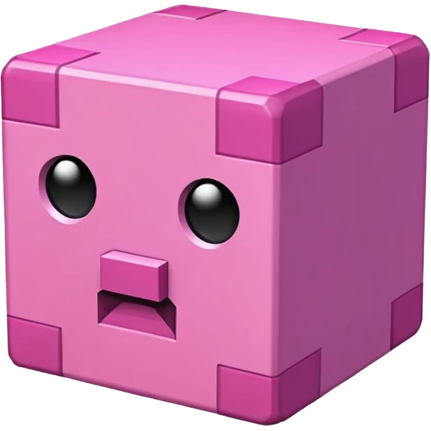 Pink Minecraft emoji