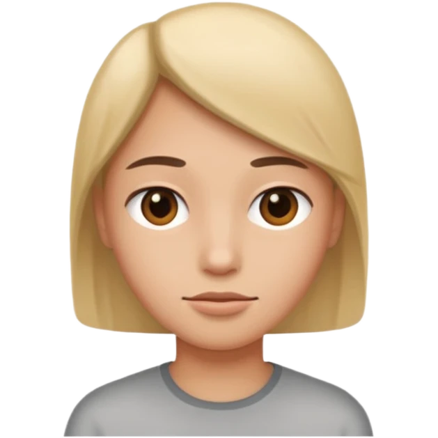 fix the face straight  emoji