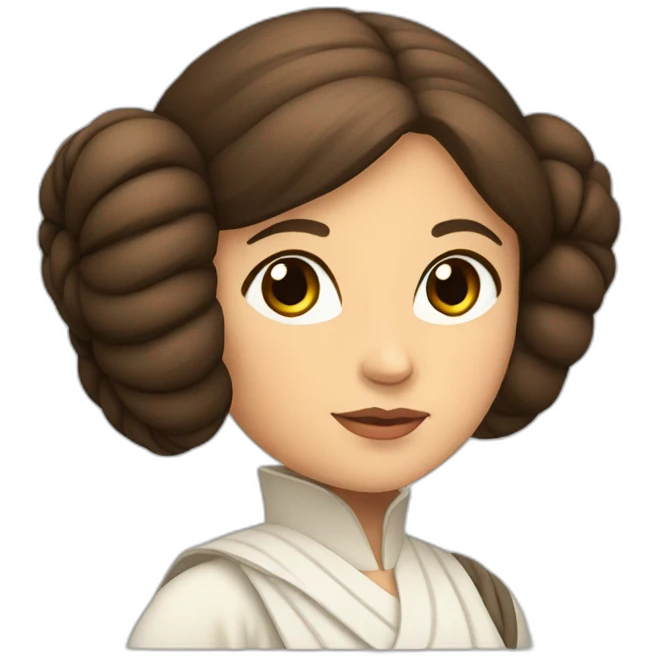 princesa leia emoji