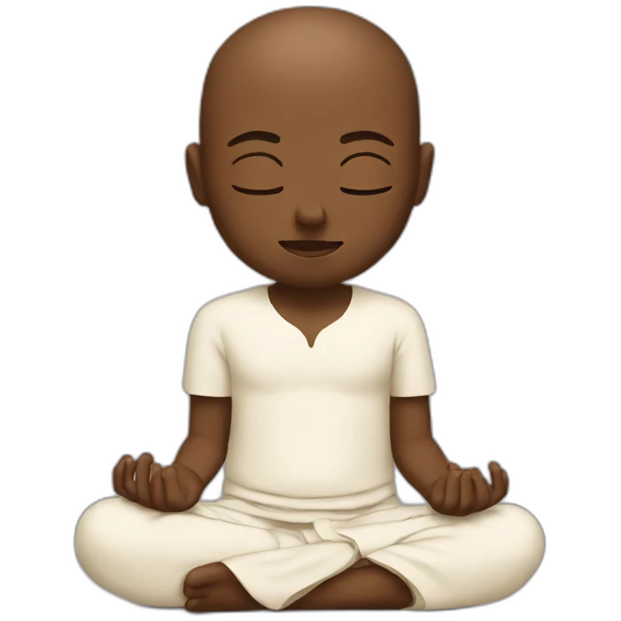 meditation emoji