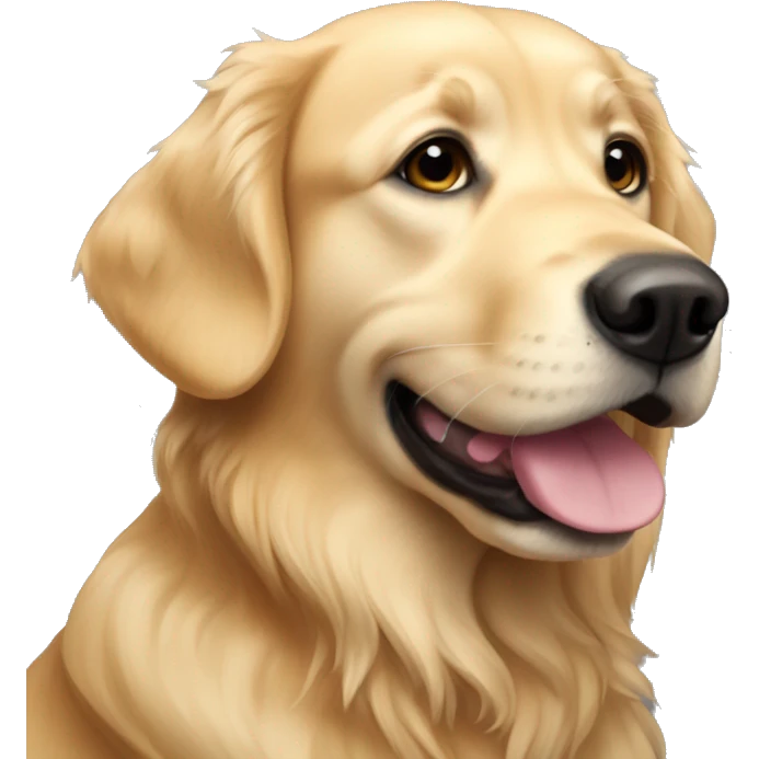 Golder retriever  emoji