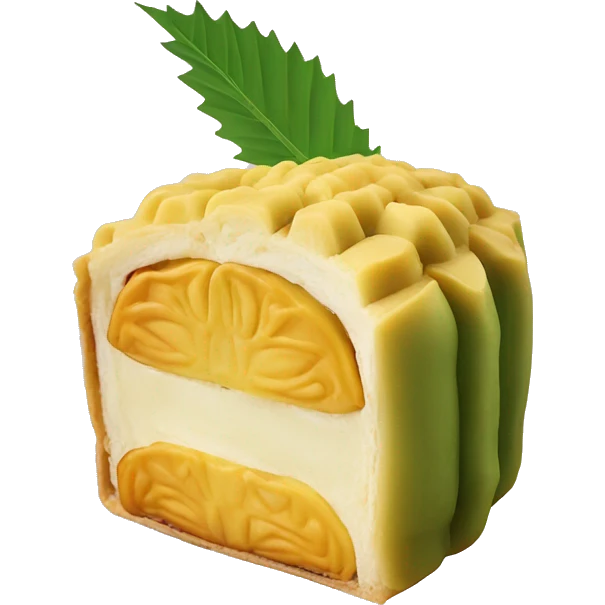 Durian Mooncake  emoji