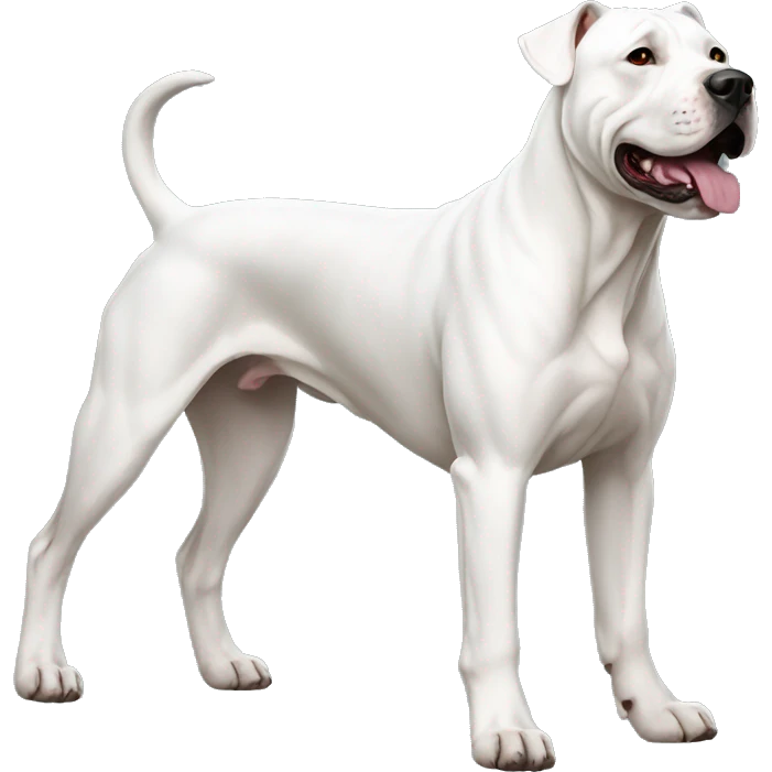 Dogo Argentino Dog Breed Full Body emoji