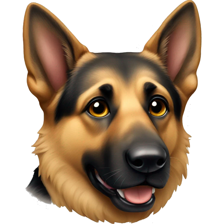 German shepherd dog emoji